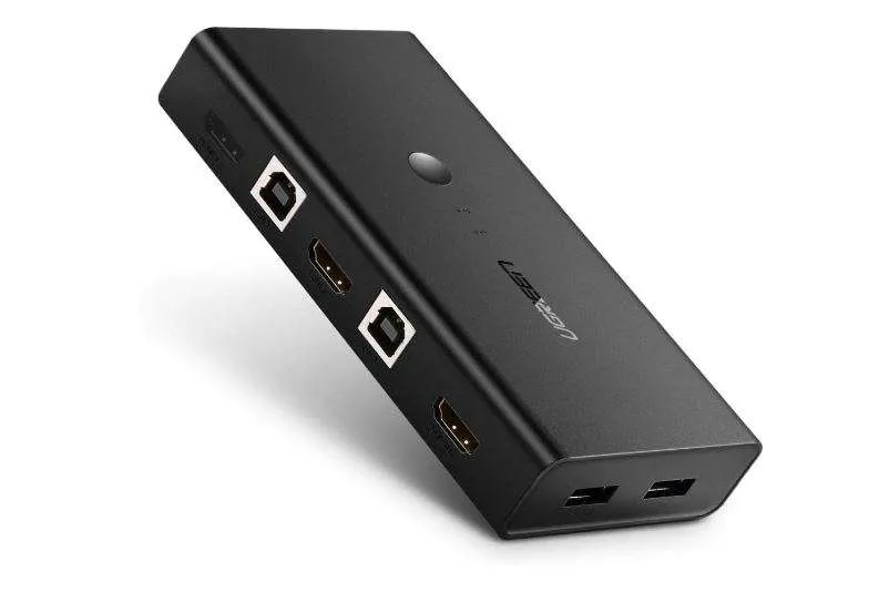 Ugreen HDMI Switch Box 2 In 1 Out KVM Switching (UG- 50744)