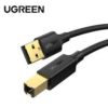 Ugreen USB 2.0 AM to BM Print Cable 3m Black (UG- 10351)