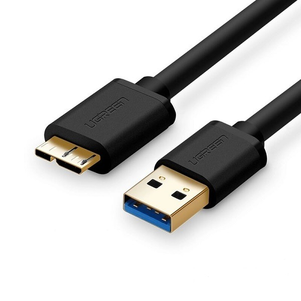 Ugreen USB 3.0 A Male to Micro USB 3.0 Male Cable 0.5m Black (UG- 10840)