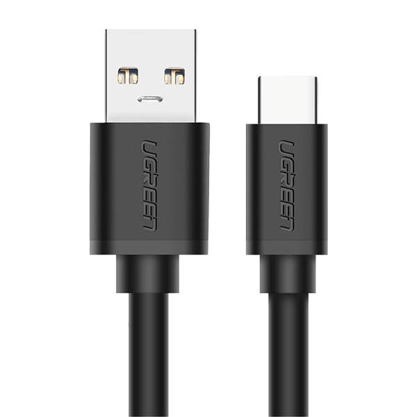 Ugreen USB 3.0 A Male to Type C Male Cable Nickel Plating 1m Black (UG- 20882)