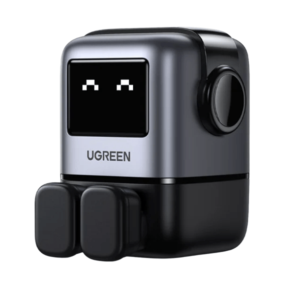 Ugreen Uno Robot 65W 3-Port GaN Fast Charger UK Grey (UG-25686)