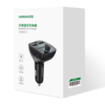 UGREEN Bluetooth Car Charger (5.0 + PD + QC3.0 + USB Flash Drive + TF) (Black)