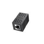 UGREEN RJ45 Network Keystone Jack Inline Coupler Female to Female 1pc (Black)