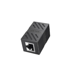 UGREEN RJ45 Network Keystone Jack Inline Coupler Female to Female 1pc (Black)