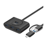 UGREEN USB 3.0 Hub with USB-C Port 1m (Black)