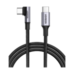 UGREEN USB-C to USB-C PD Fast Charging 90 Degree Cable 5A Max Black 1m
