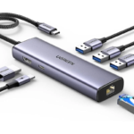 UGREEN 6-in-1 Multifunction Adapter, USB-C to 4K HDMI + USB 3.0 A (3 Port) + SD/TF Converter